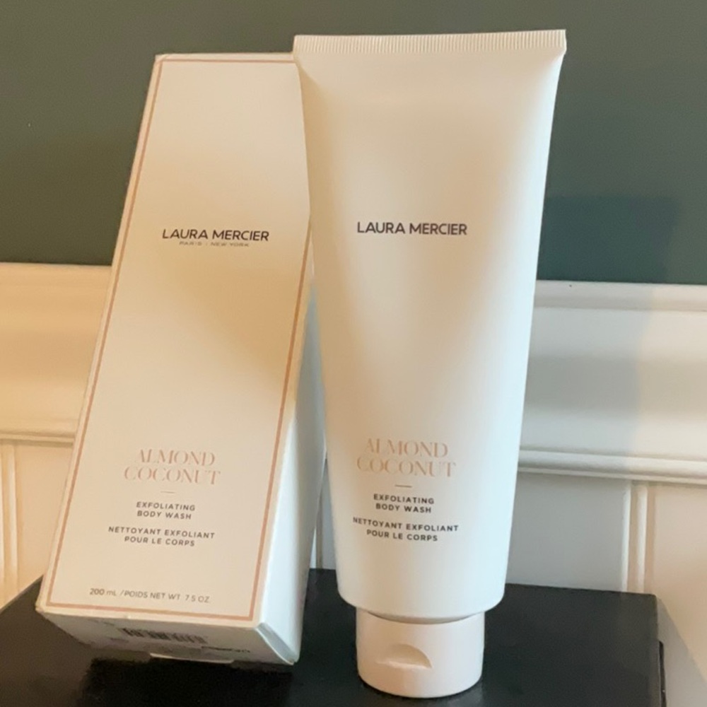 Laura Mercier Exfoliating Body Wash in ALMOND COCONUT 7.5oz BNWB